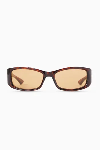 Du Jour Rectangle Sunglasses in Polymer