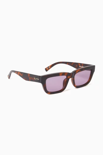Le Castle Rectangle Sunglasses in Polymer
