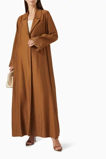 عباية زينة سيركل قطن