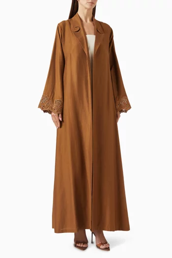 عباية زينة سيركل قطن