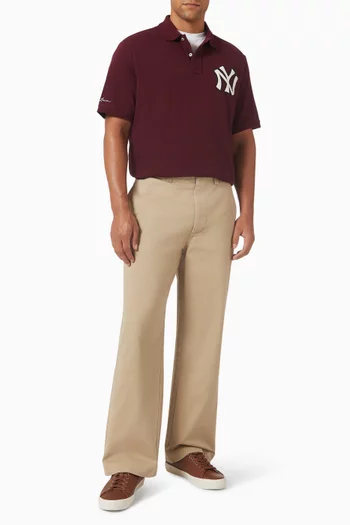 تي شيرت بولو قطن بولو رالف لورين× يانكيز