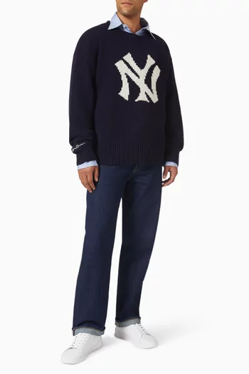 سترة مزيج صوف بولو رالف لورين× يانكيز