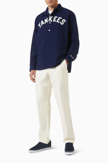 قميص قطن وشمواه بولو رالف لورين× يانكيز