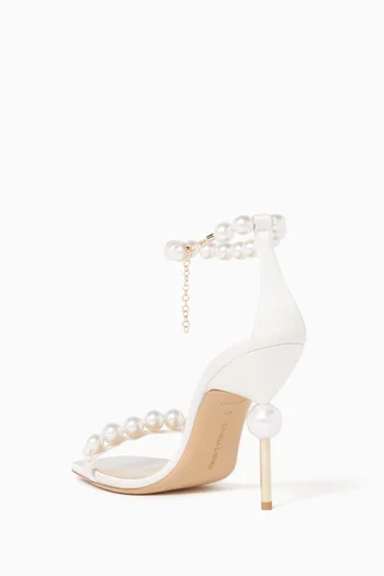 Olivia 105 Bridal Sandals in Satin