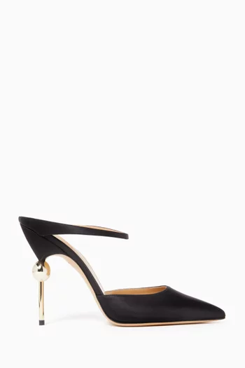 Alex 105 Mules in Satin
