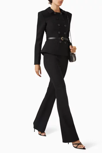 Double Breasted Jumpsuit in Wool