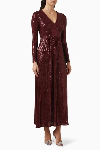 Chelsea Sequin-embellished Gown in Mesh