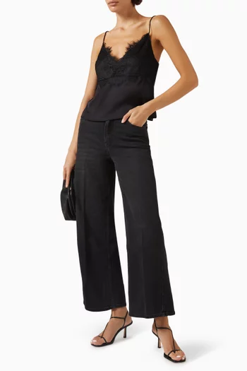 Lace Camisole in Satin