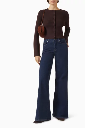 بنطال جينز جود ويست فضفاض دينم