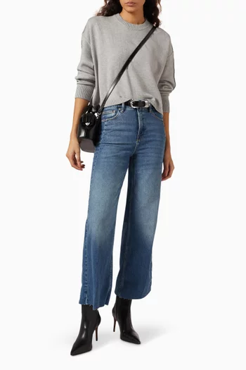 Crewneck Oversized Sweater in Cosy-knit