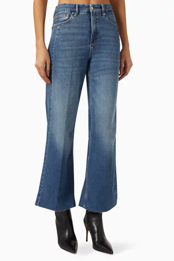 Skate Wide-leg Cropped Jeans in Denim