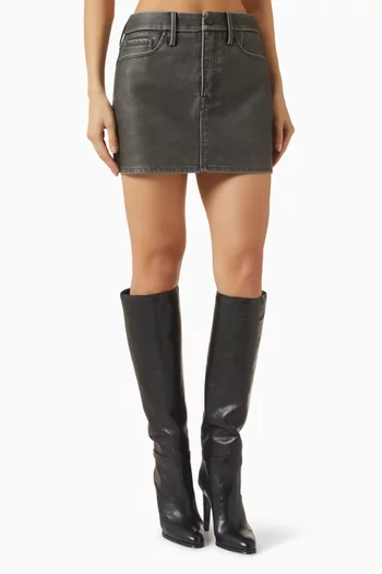 Good 90s Mini Skirt in Faux Leather