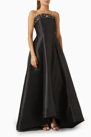 Crystal-embellished Gown