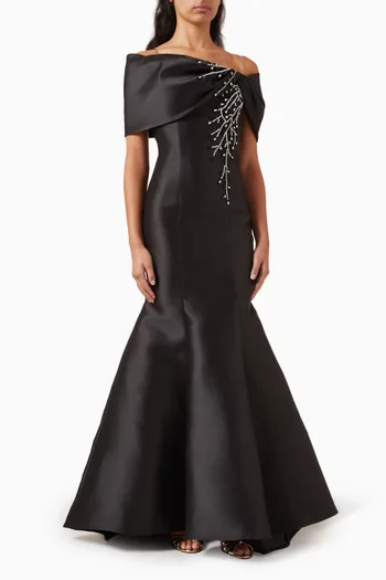 Crystal-embellished Gown