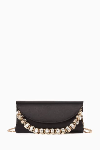 Taylor Envelope Clutch in Satin