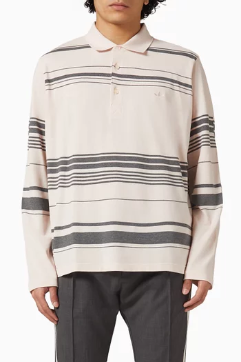 x Wales Bonner Polo Shirt in Cotton