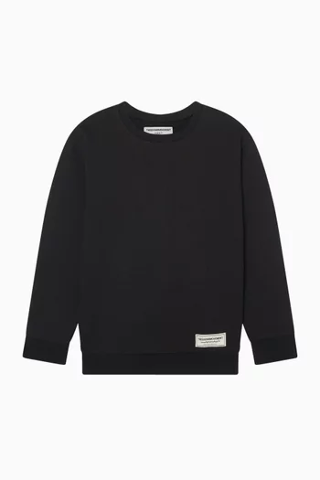 Oversized Sweatshirt in Cotton-blend