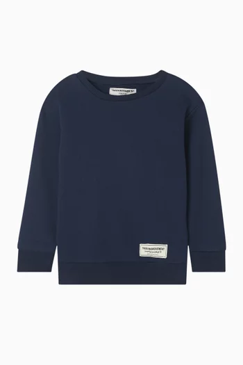 Oversized Sweatshirt in Cotton-blend