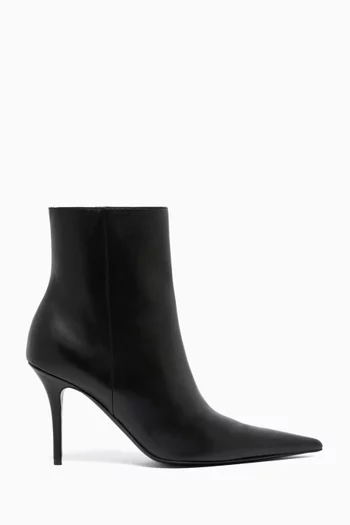 Barbara 90 Booties in Nappa Leather