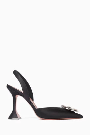 Begum 95 Slingback Pumps in Satin
