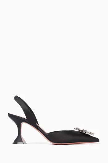 Begum 70 Slingback Pumps in Satin