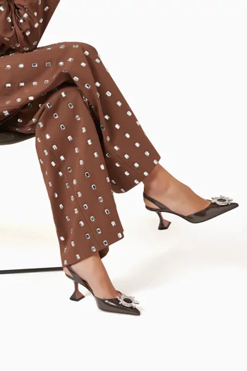 Begum 70 Slingback Pumps in Patent leather