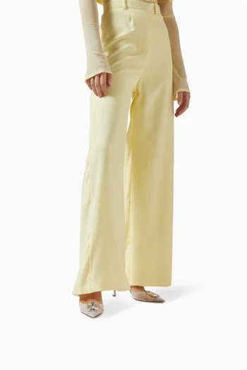 حذاء كلاسيك كاميليا مرصع بكريستال بسير خلفي وكعب 90 مم دانتيل وجلد