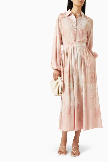 طقم قميص وتنورة فيل فيسكوز رايون