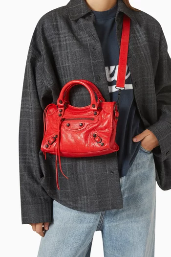 Mini Le City Bag in Arena Storico Lambskin