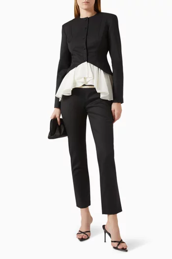 Frill Peplum Jacket
