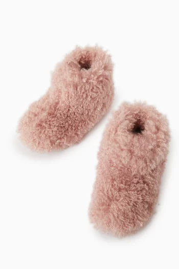 Yuki Ankle Boots in Faux Fur