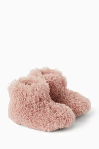 Yuki Ankle Boots in Faux Fur