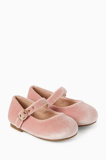 Eva Ballet Flats in Velvet