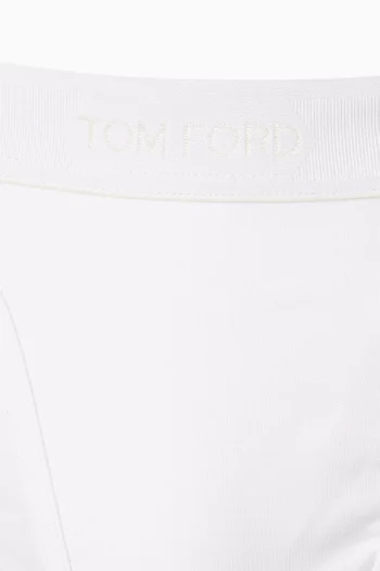 Logo Boxer Briefs in Stretch Cotton
