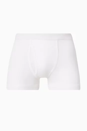 Logo Boxer Briefs in Stretch Cotton