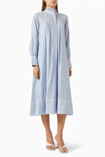Pintuck Shirt Dress