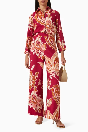 Floral-print Shirt