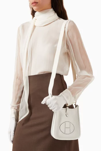 Unused Mini Evelyne Bag in Clemence Leather & Palladium Hardware