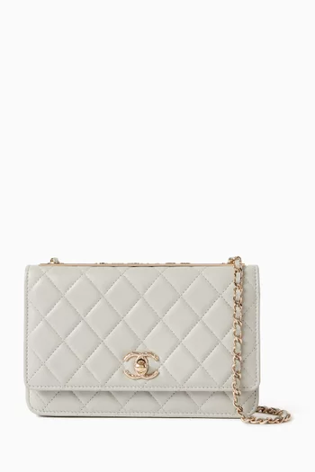 Classic Wallet on Chain in Lambskin