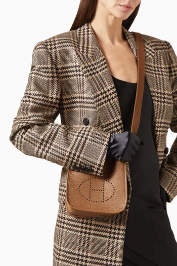 Unused Mini Evelyne Bag in Clemence Leather & Gold Hardware