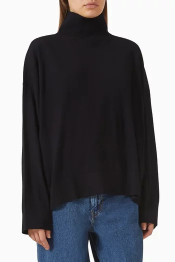 Turtleneck Long-sleeve Sweater