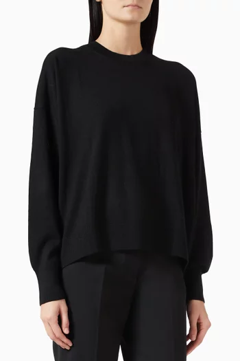 Crewneck Sweater in Merino-wool