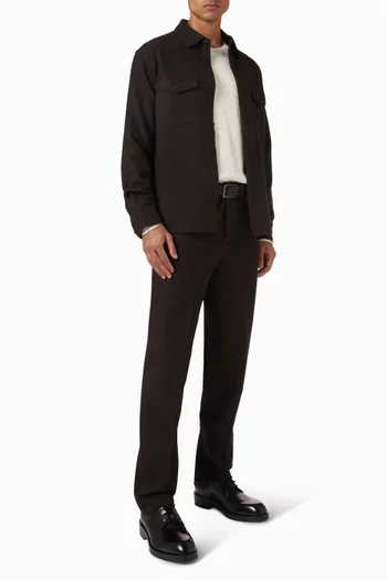 Pocket Overshirt in Wool