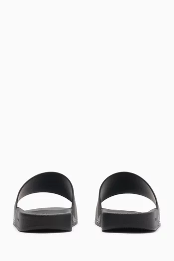 Furley Check Slides in Rubber