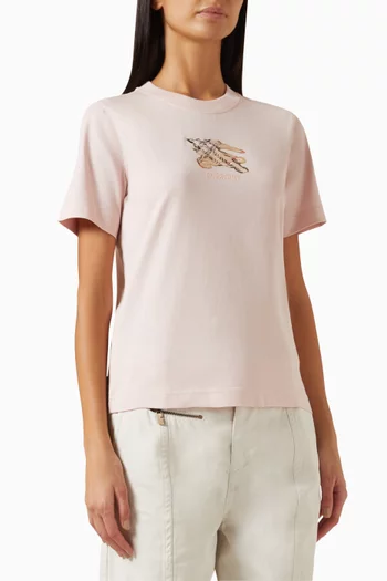 EKD Check T-shirt in Cotton