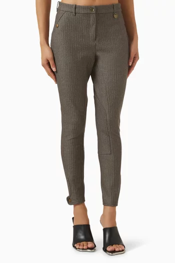 Anne Legging Pants in Cotton Blend