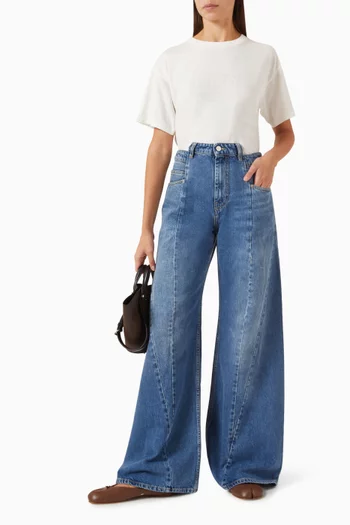 Wide-leg Jeans in Denim