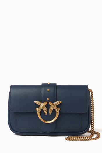 Love Icon Pocket Bag in Leather