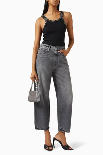 Estelle Ballon-fit Jeans in Denim