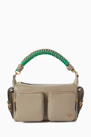 Cargo Camera Bag in Leather